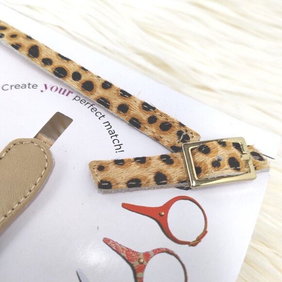 Cambiami NEW Sandals + Leopard Print Pony Hair Adjustable Strap 518 Size 6 - Picture 5 of 11